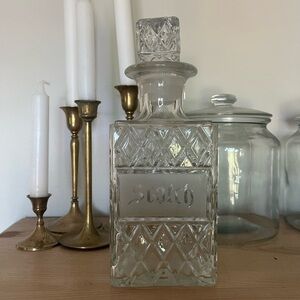 Crystal Scotch Decanter